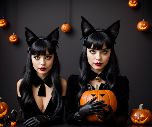 ハロウィンで魅せる黒猫仮装のアイデア
