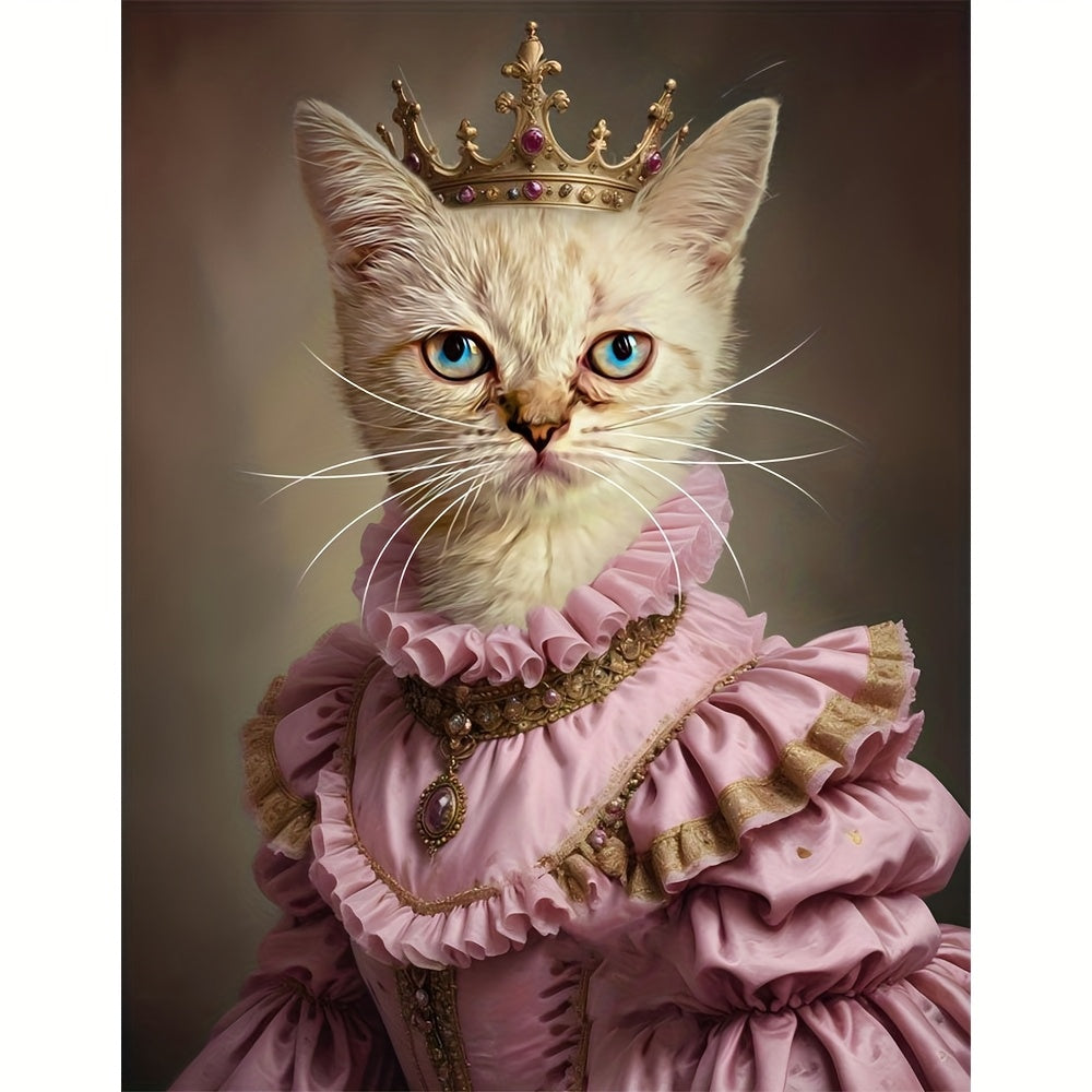 【オーダーメイド】 愛猫 愛犬うちの子 王様 プリンセス 油絵スタイルの肖像画 似顔絵 ペットロス ペットの誕生日 カスタムポスター
