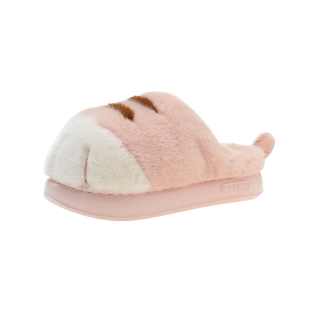 猫足スリッパ ふわふわルームシューズ