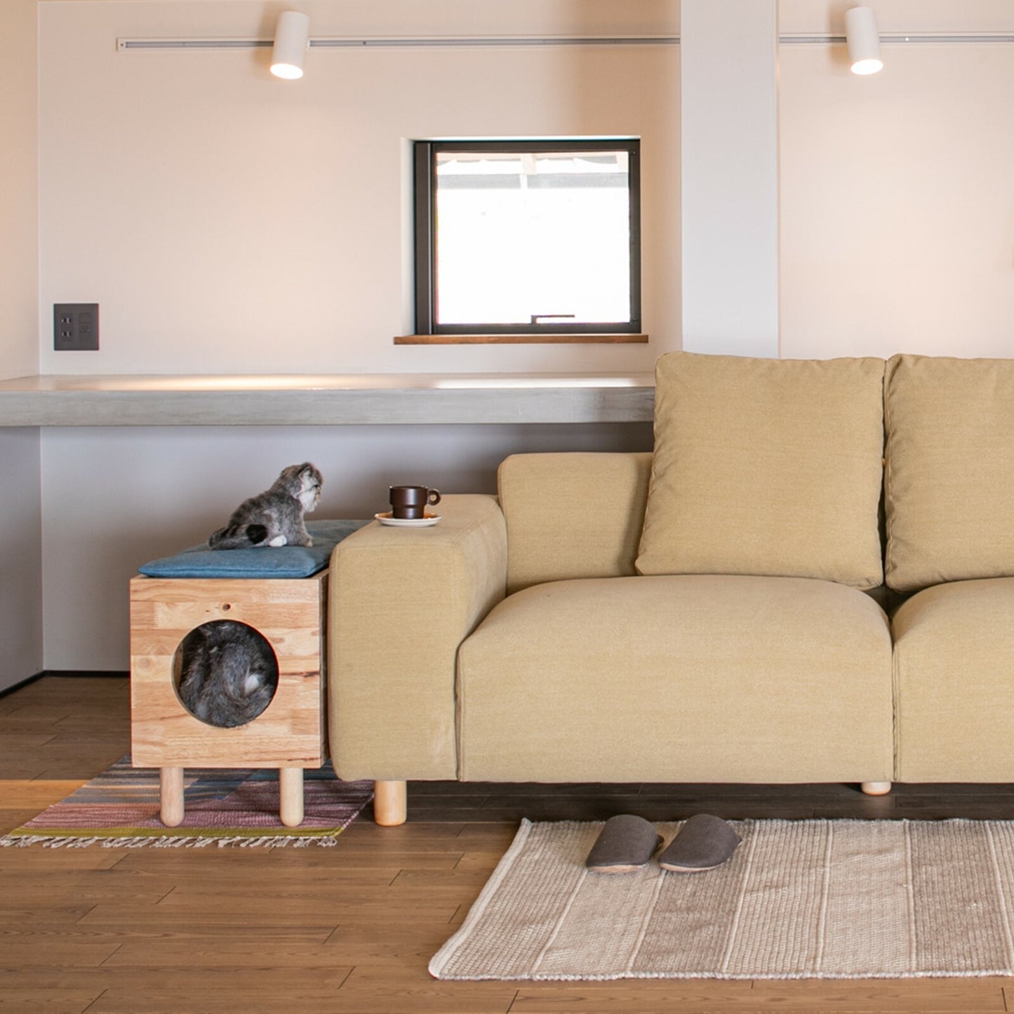 NATURAL SIGNATUREキャットハウス 天然木をふんだんに使ったナチュラルシリーズ