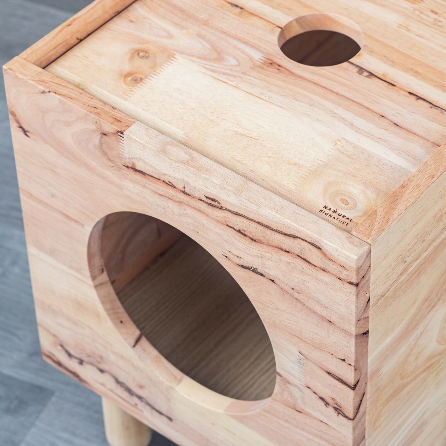 NATURAL SIGNATUREキャットハウス 天然木をふんだんに使ったナチュラルシリーズ