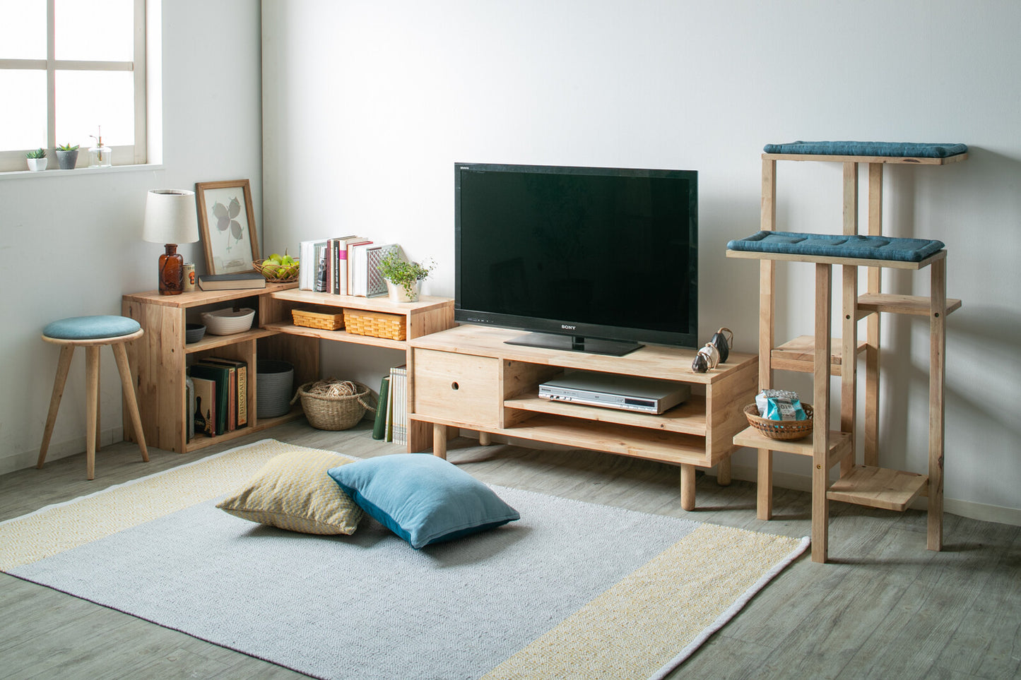 NATURAL SIGNATUREキャットタワーIII 天然木をふんだんに使ったナチュラルシリーズ